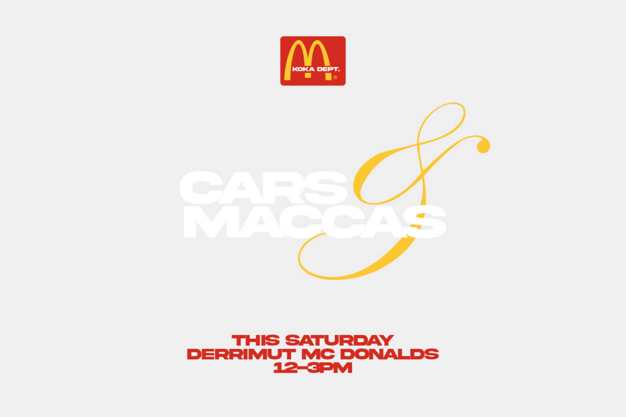 Cars & Maccas