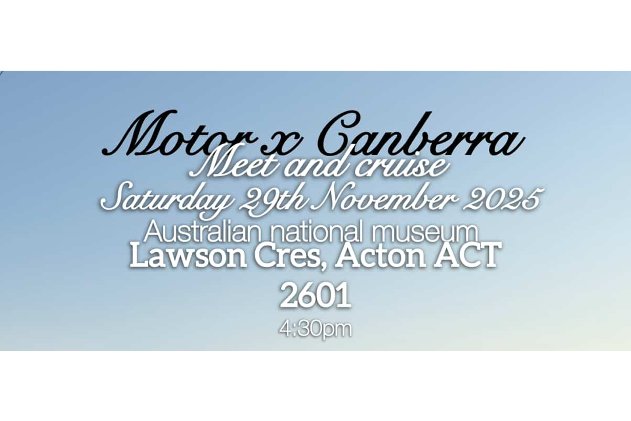 Motor x Canberra