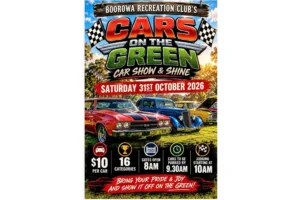 Cars on the Green Boorowa